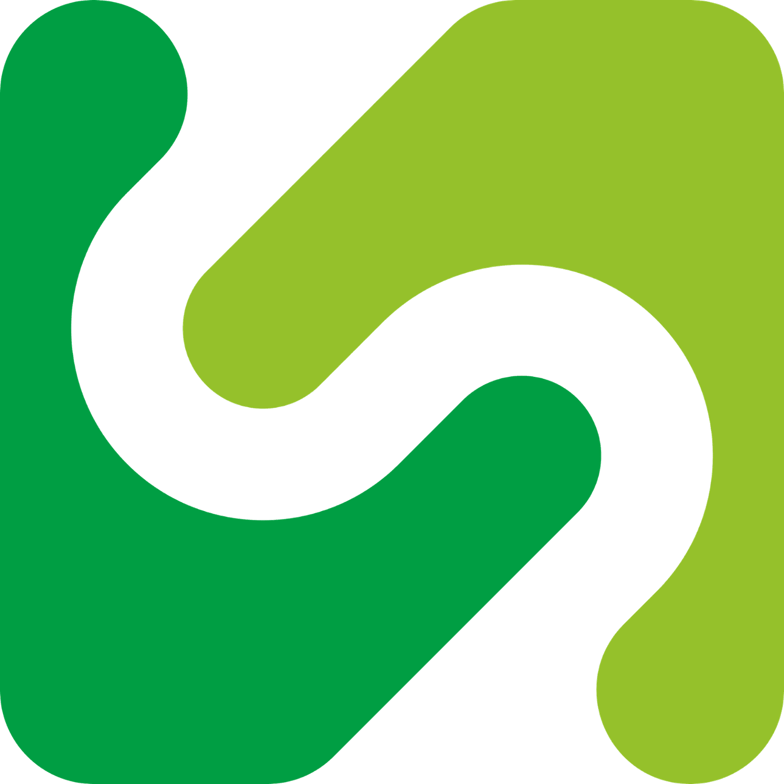 Logo of Skambha Resource Recovery Pvt Ltd, featuring a stylized green and white letter 'S' that forms an infinity symbol, representing sustainability and continuous recycling, on a clean white background.