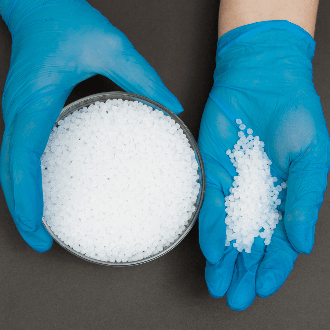 white plastic Granules